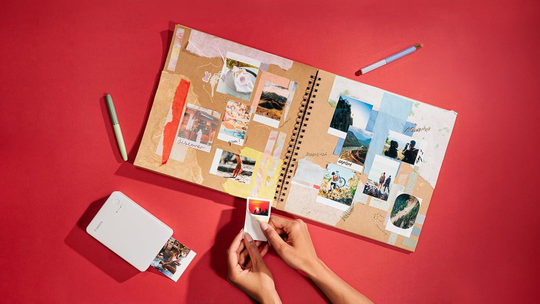 Canon XC-60L Farbband und Papierset mit 60 Blatt - Fotopapier für Canon Selphy QX20 Mini Fotodrucker