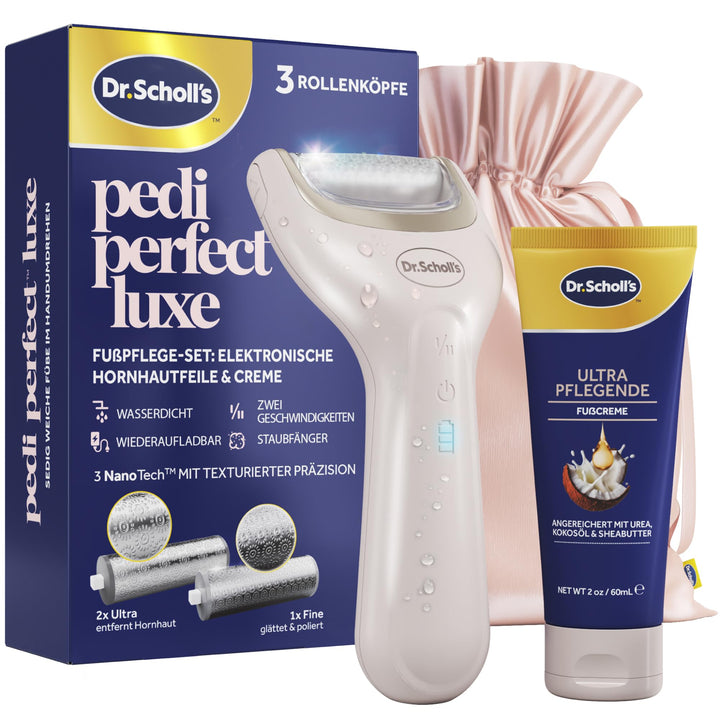 Dr. Scholl's Pedi Perfect Luxe Elektrische Fussfeile