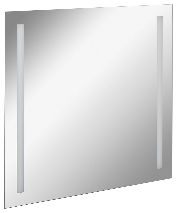 FACKELMANN LED Spiegel linear Mirrors/Wandspiegel mit LED-Beleuchtung/Masse (B x H x T): ca. 80 x 75