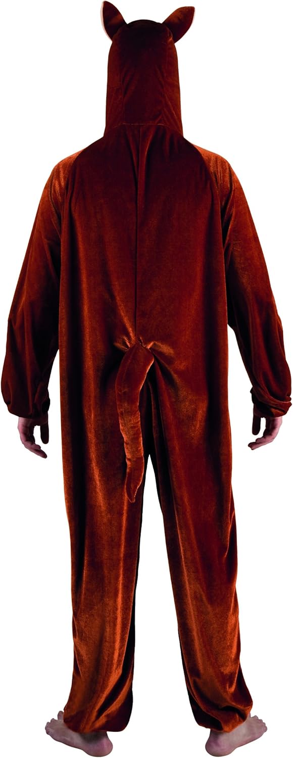 Boland 88212 - Kinderkostüm Känguru aus Plüsch, Grösse 140, für Jungen und Mädchen, Kinderfasching,