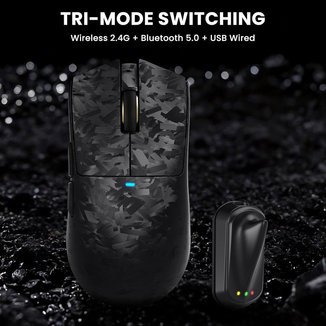 ATTACK SHARK 8000 Hz Carbonfaser-Schnellauslöser Kabelgebundenes magnetisches Gaming-Tastatur Hot-Sw