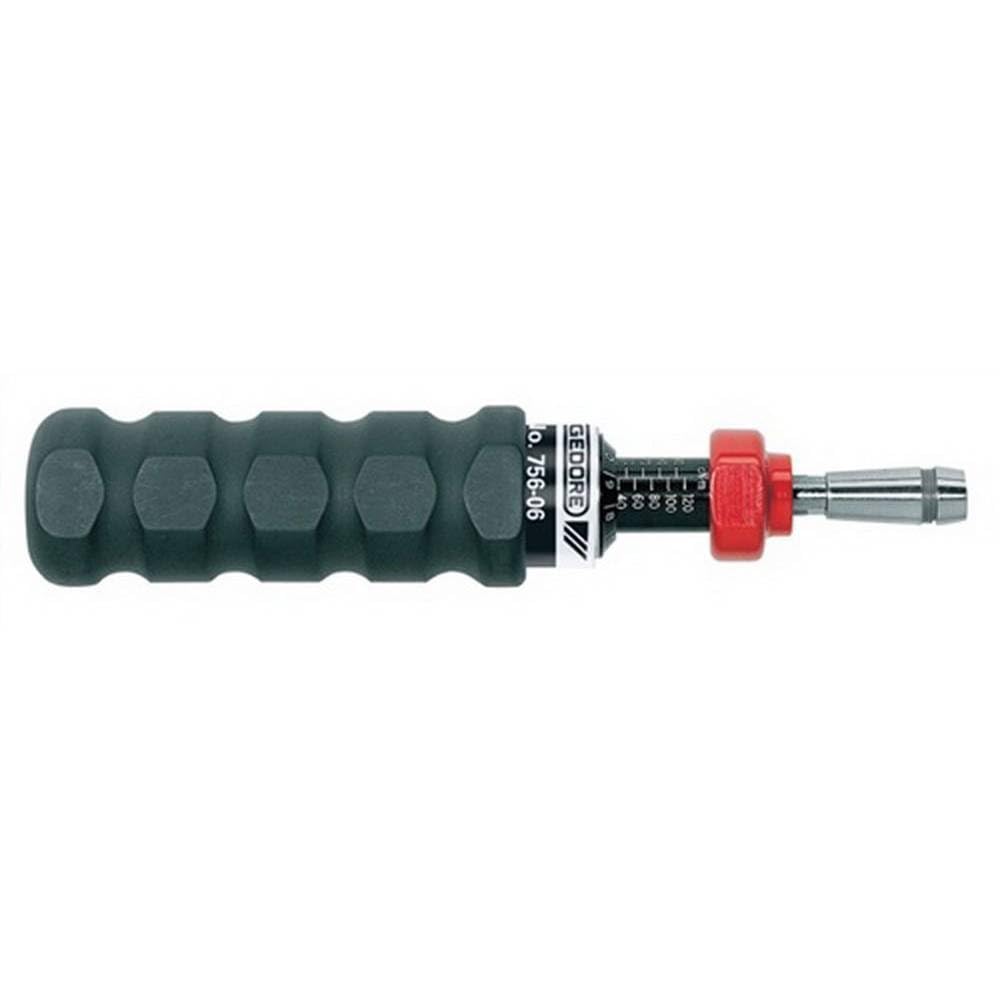 GEDORE Drehmomentschrauber S 1/4 Zoll 1,2-6 Nm, 1 Stück, 756-06