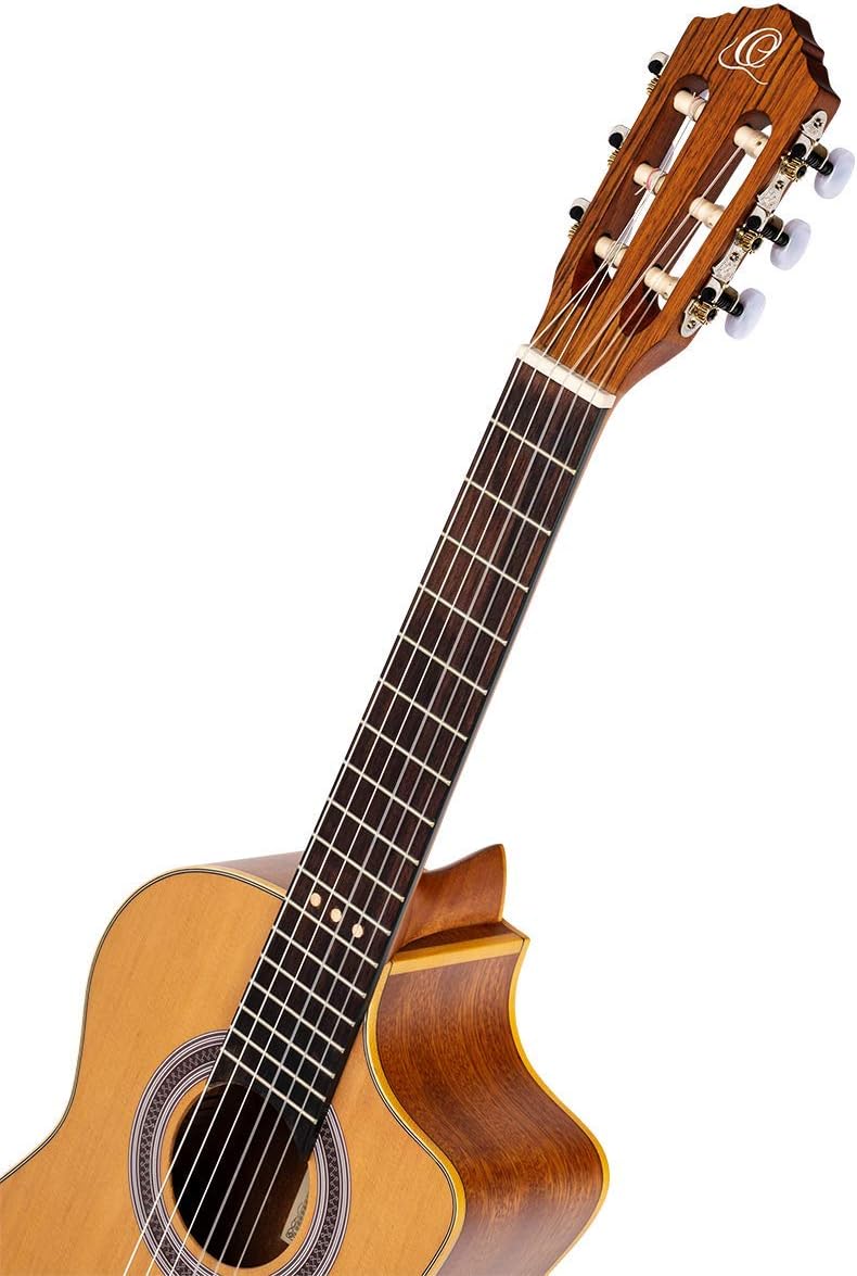 Ortega Guitars Konzertgitarre Requinto Series - deep body - inklusive Gigbag - Zedernholz / Sapele (