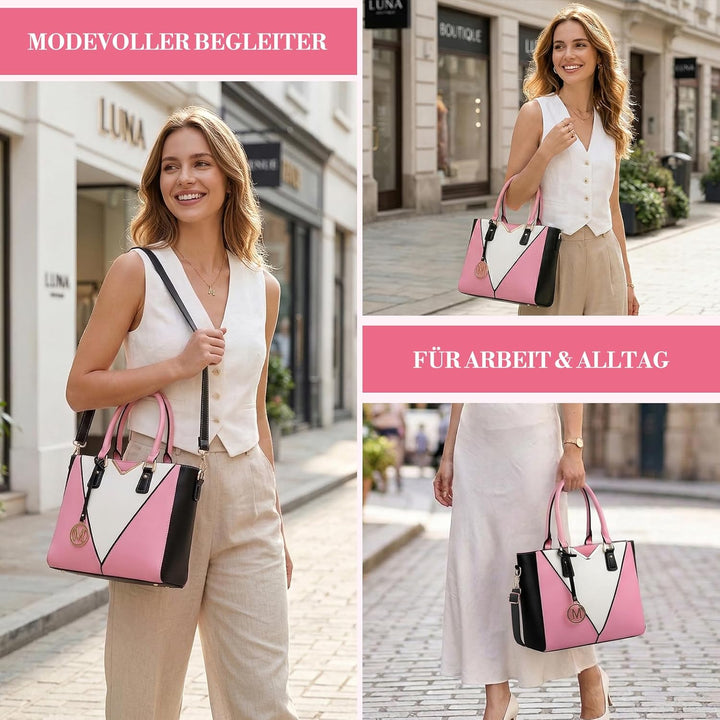 Miss Lulu Handtasche Damen, Taschen Damen, Schultertaschen Damen Shopper Damen Handtaschen Damen V-f