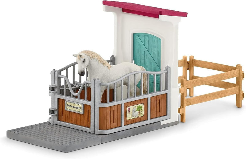 schleich 42569 Pferdebox zum modularen Reiterhof, für Kinder ab 5-12 Jahren, HORSE CLUB - Spielset