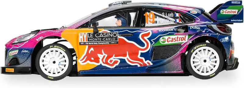 Scalextric Hornby Hobbies LTD C4448 Ford Puma WRC-Sebastian Loeb Slot-Cars Strasse und Rallye, Lila,