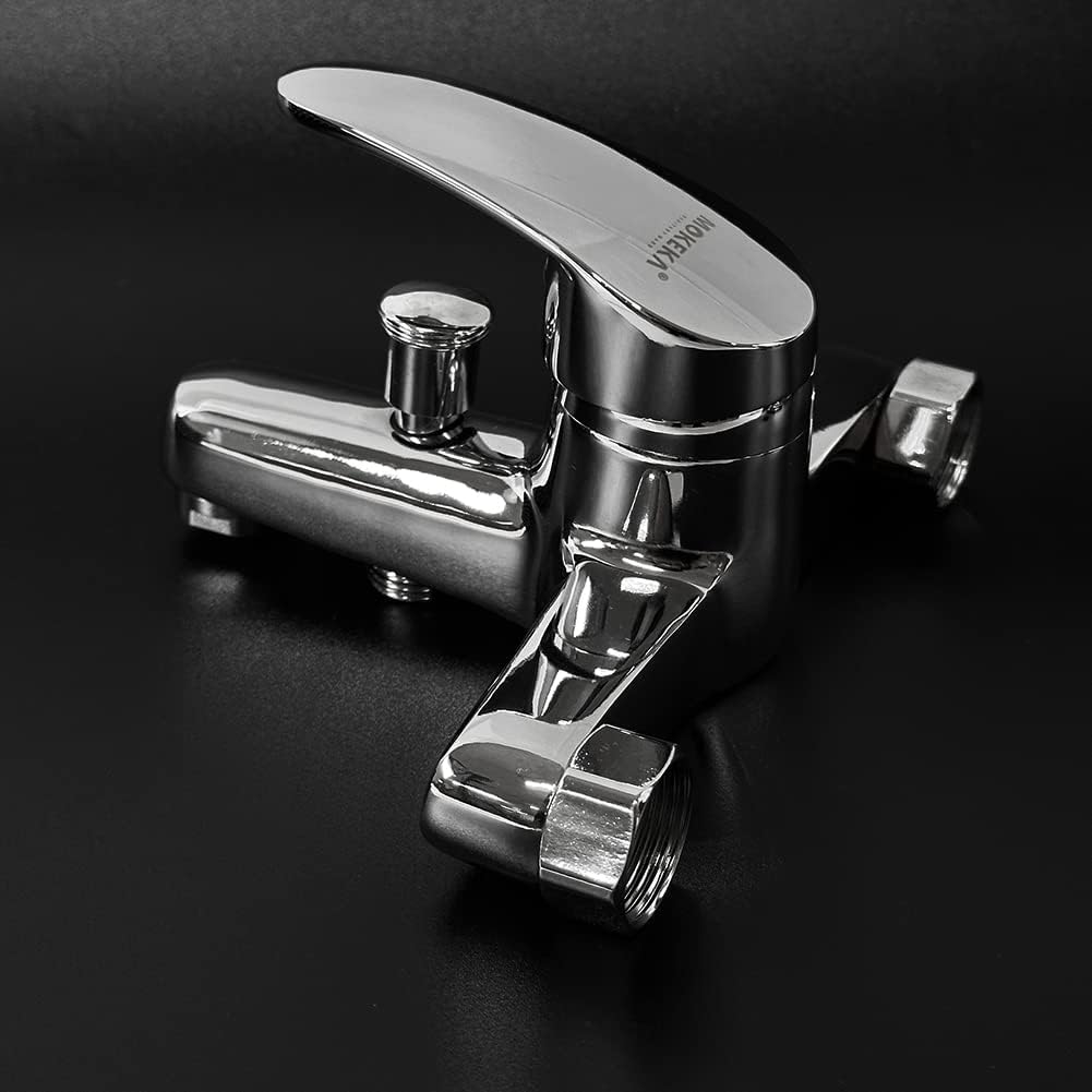 MOKEKA Badewanne Mischbatterie Badewanne Wasserhahn Wand Dusche Wasserhahn (Single) Singles, Singles