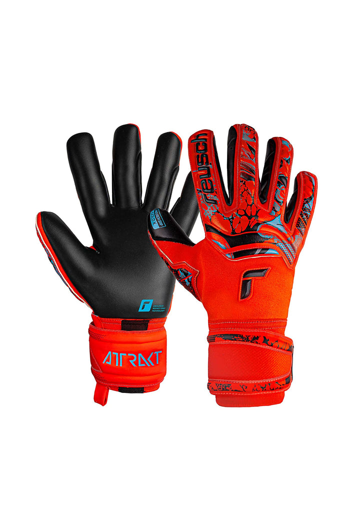 Reusch Unisex – Erwachsene Torwarthandschuhe Attrakt Gold X mit Hervorragendem Grip und Innennaht Sc