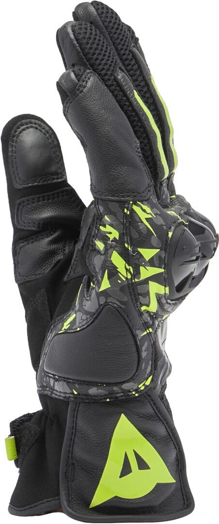 Dainese - Mig 3 Unisex Gloves, Leder-Motorradhandschuhe, Knöchelschutz, Touchscreen, für Männer und