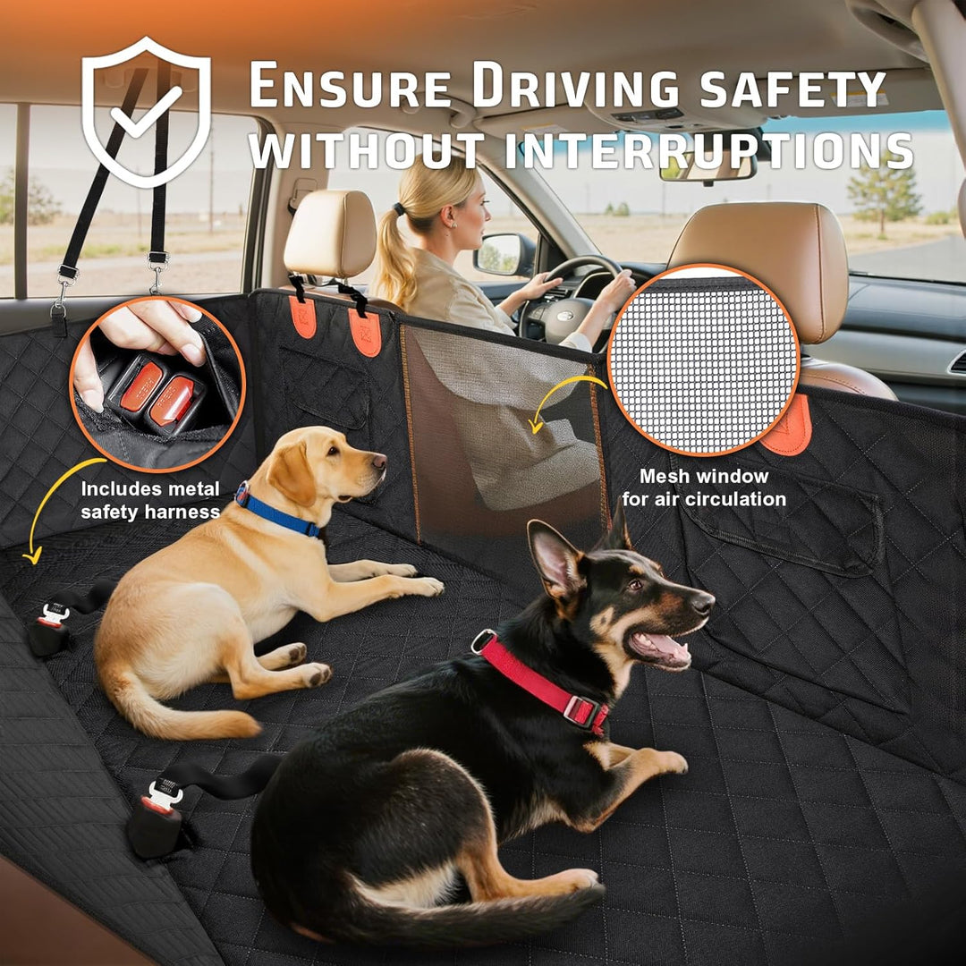 Gimars Upgrade Verbreitert Harter Unterseite Hundedecke Auto Rückban Bis 181kg [Wasserdicht & Kratzf