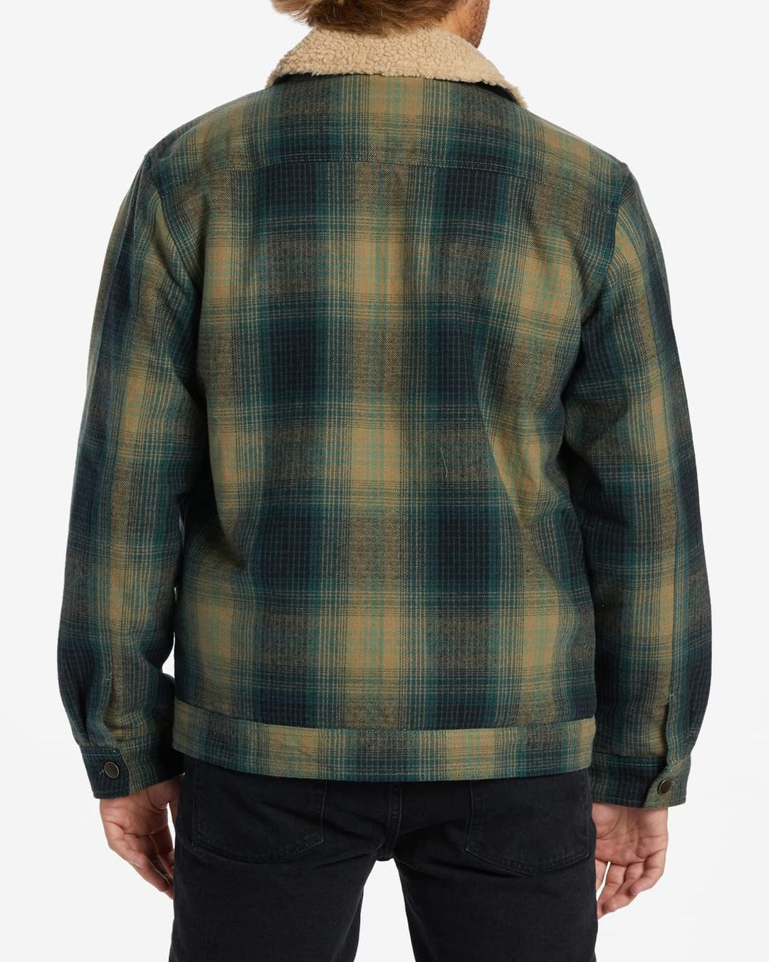 Billabong Herren Barlow Sherpa Windbreaker L Dunkler Wald, L Dunkler Wald