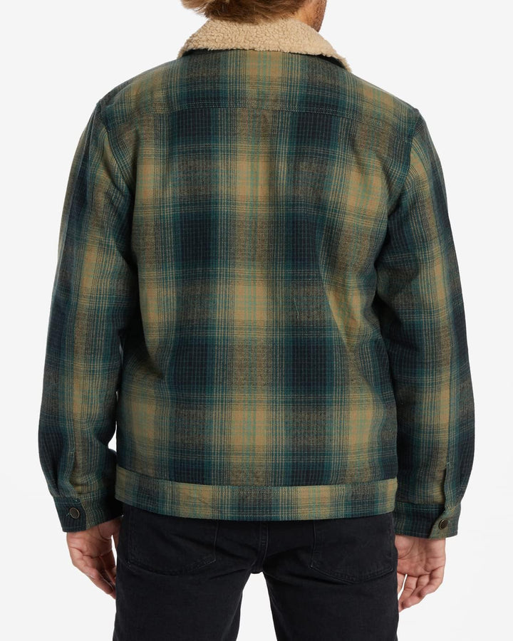 Billabong Herren Barlow Sherpa Windbreaker L Dunkler Wald, L Dunkler Wald