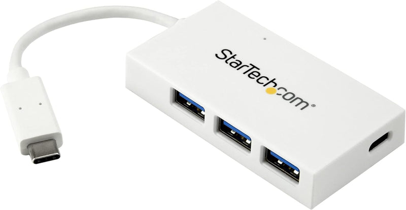 StarTech.Com 4 Port USB-C Hub - USB C und 3x USB-A - USB 3.0 Hub - Weiss - 4 Port USB Hub - USB Port