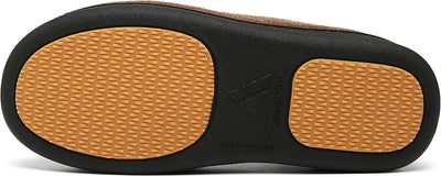 Mishansha Herren Winter Warme Hausschuhe Memory Foam Plüsch Pantoffeln,Gr.39-48, Braun 39 EU