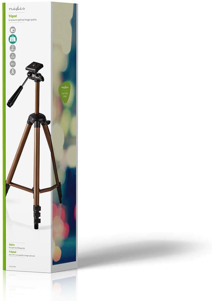 Stativ - Maximale Belastbarkeit: 2.0 kg - Min. arbeitshöhe: 40.5 cm - Max. Arbeitshöhe: 128.0 cm - 4