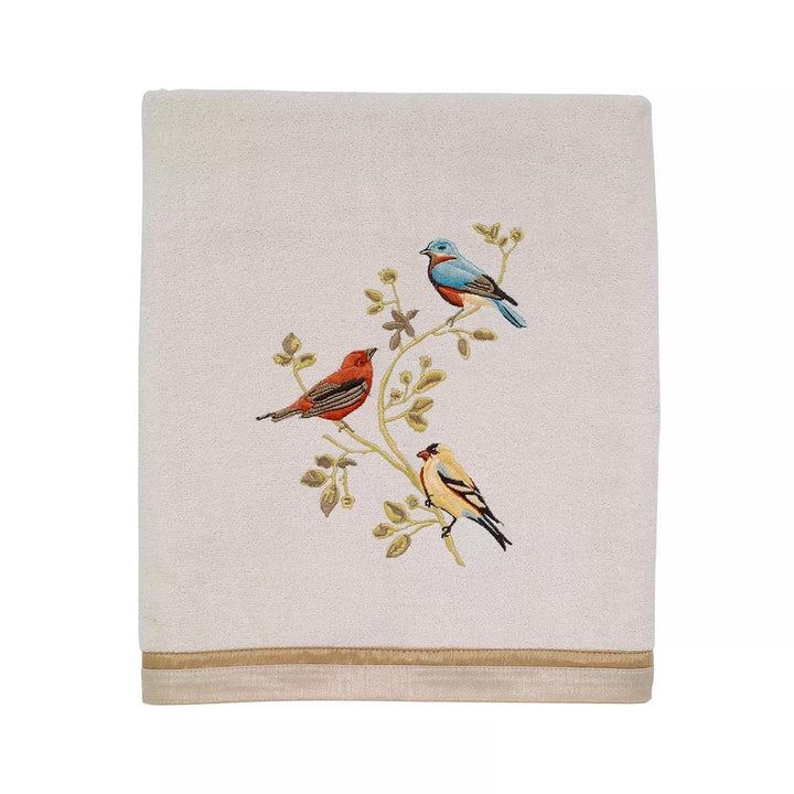 Avanti Linens - Badetuch, weiche und saugfähige Baumwolle, Natur-Badezimmer-Dekor (Gilded Birds Coll