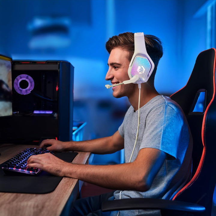 EMPIRE GAMING H-3 RGB Gamer Kopfhörer für PS5, PS4, Xbox One/Series, Switch, PC, Mac, Smartphones, T
