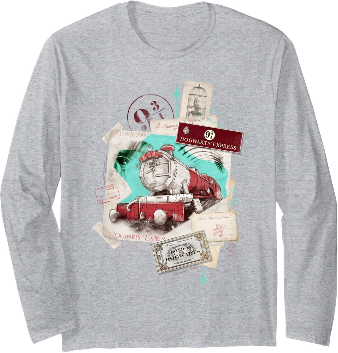 Harry Potter Hogwarts Express Location Langarmshirt