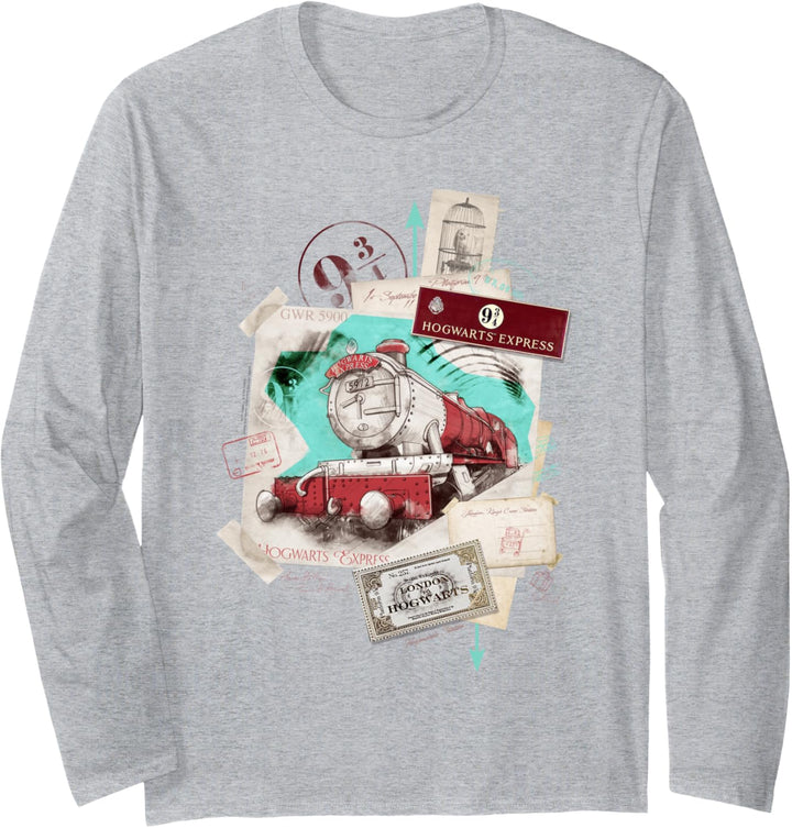 Harry Potter Hogwarts Express Location Langarmshirt