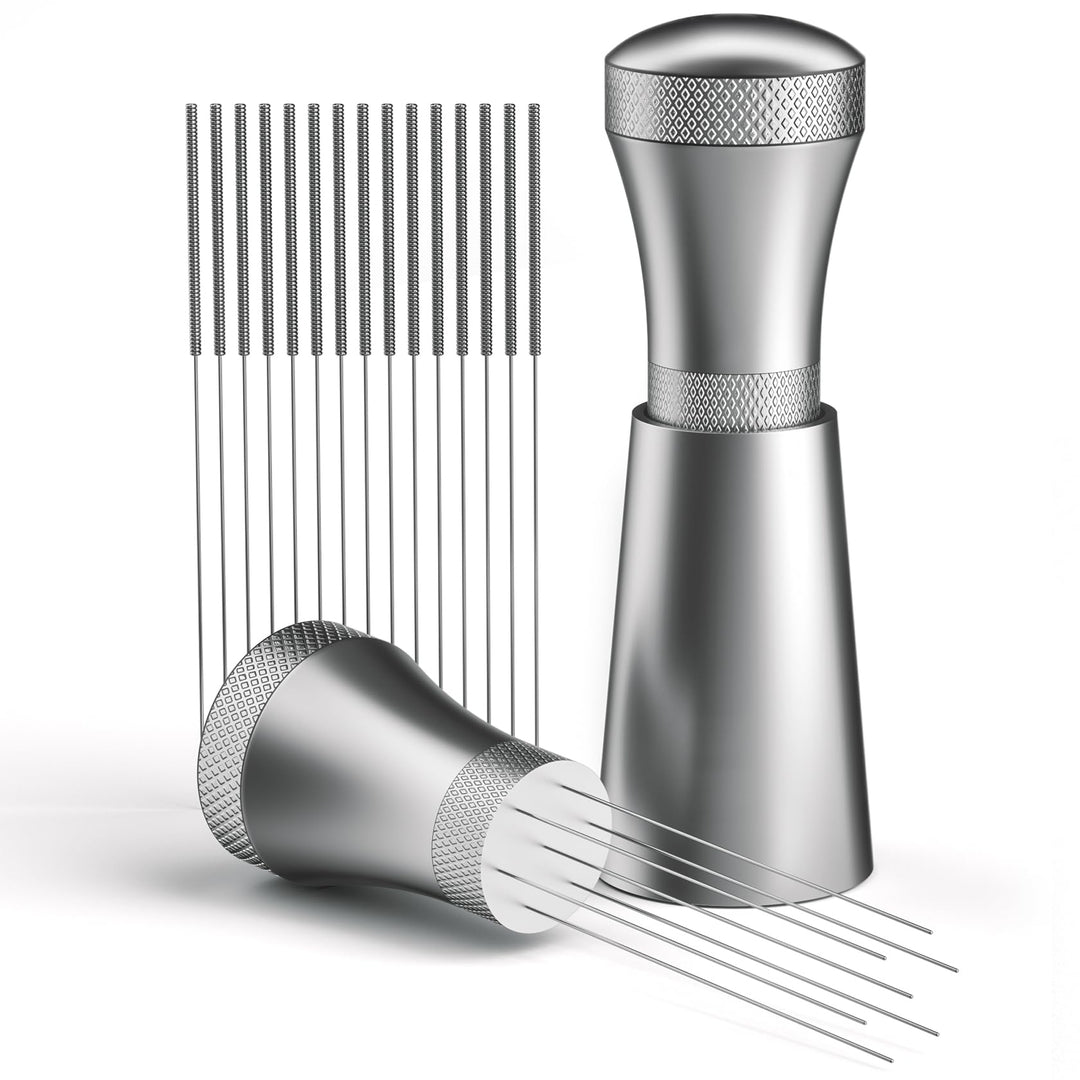 Wdt Tool, Abnehmbar Kaffee Distributor mit Ständer mit 7 Espresso Nadel 0.3mm, Aluminium Wdt Tool Es