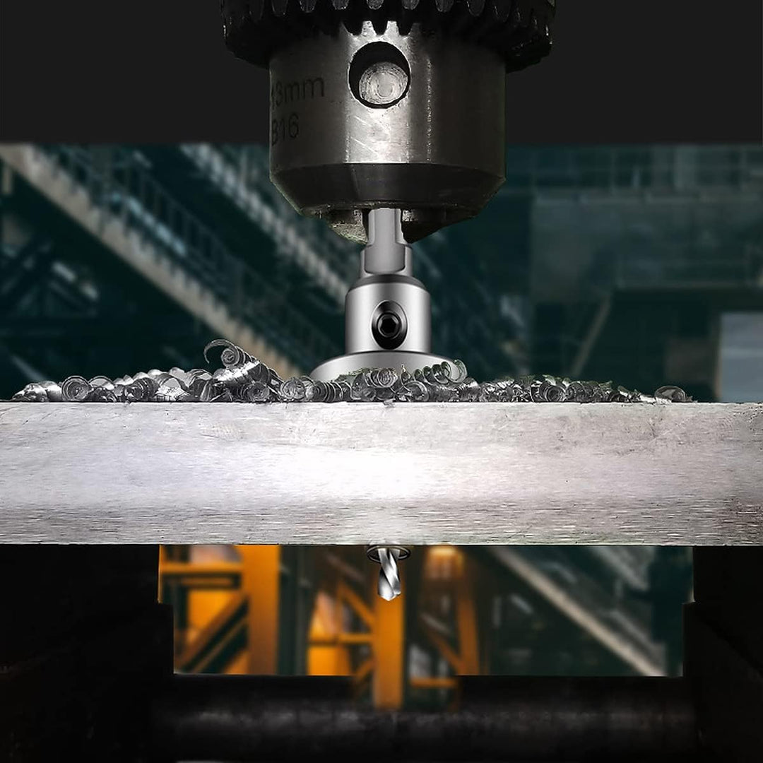 Meccion Lochsäge Hartmetall-Bohrer, Hochwertiger TCT Metall Lochsäge Bohrer für Edelstahl, Eisen, Le
