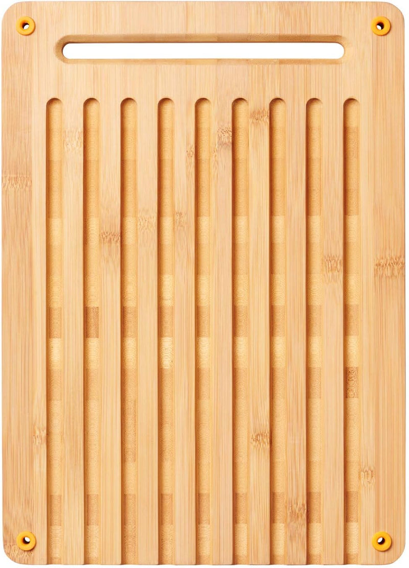 Fiskars Bambus Schneidebrett, Functional Form, Zweiseitig, Masse: 35 x 25 x 1,5 cm, Bambus, 1059230,