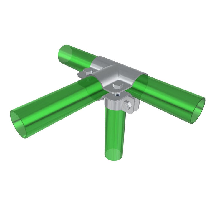 Eckschelle 90°, A 1 1/4" (42,4 mm) x B 1 1/4" (42,4 mm)