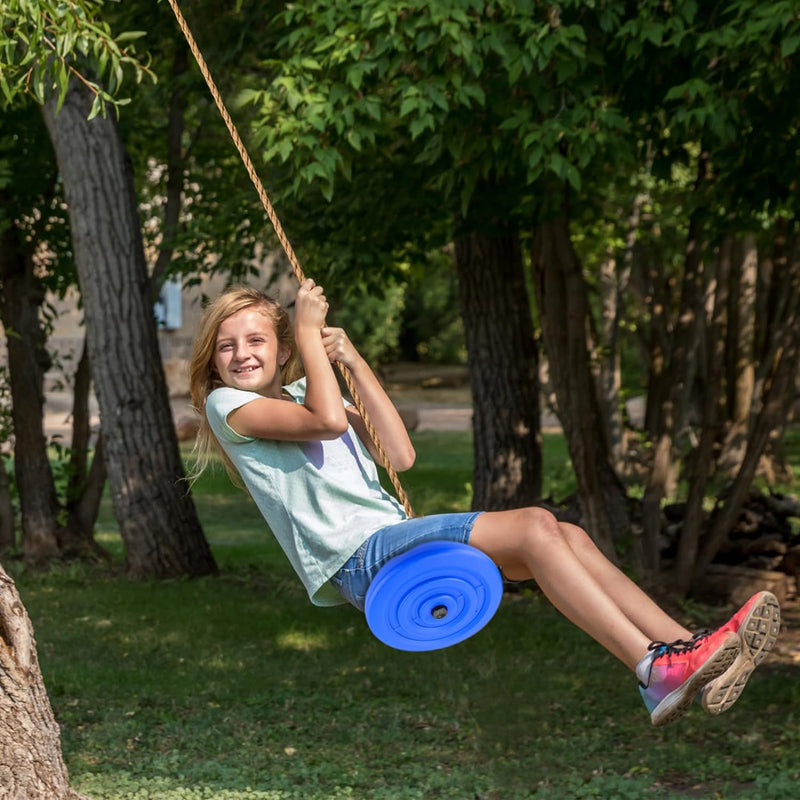 Schaukel Outdoor Kinder Kletterseil Schaukel mit Plattform, für Kinder Scheibe Schaukel Kletterseil