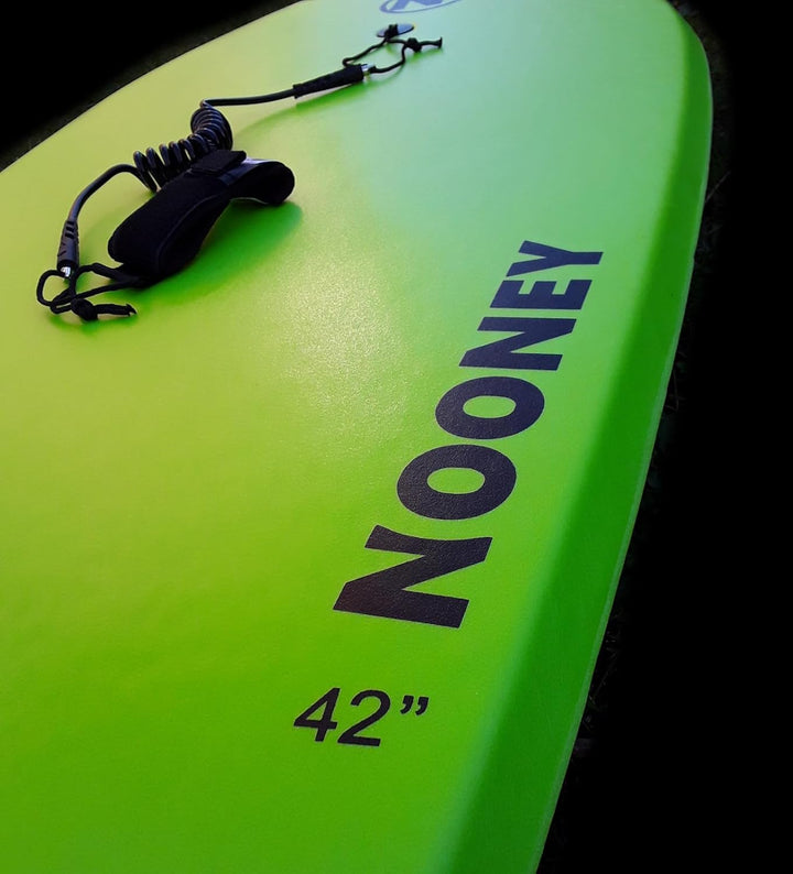 Nooney Bodyboard EPS grün mit Leash in verschiedenen Grössen | Wellenboard | Wellenbrett 44 Inch (11