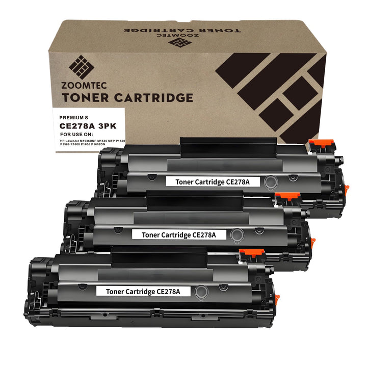 ZOOMTEC CE278A 78A Tonerkartusche für HP Laserjet M1500 M1536DNF M1537DNF M1538DNF M1539DNF P1566 P1