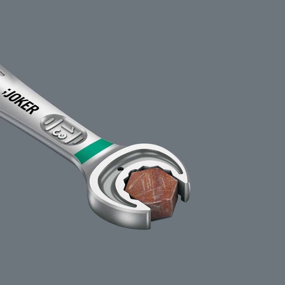 Wera Joker Maul-Ringratschen-Schlüssel, zöllig, 7/16 Zoll , 05073282001, 7/16 Zoll
