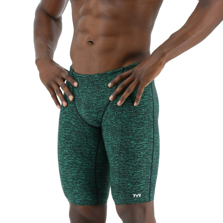 TYR Herren Durafast Elite Athletic Jammer Badeanzug Badehose 38 Grüne Lippen, 38 Grüne Lippen