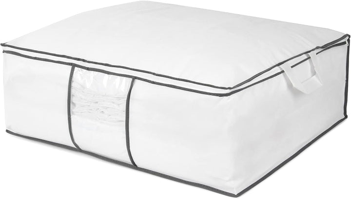 Compactor NEOTEX Bettdecken-Aufbewahrungstaschen Set von 3 - Aus 100% Polypropylen mit Transparentem