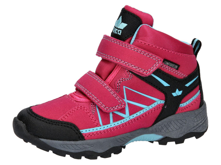 Lico Unisex Kinder Griffin High VTraillaufschuhe 34 EU Pink Schwarz Türkis, 34 EU Pink Schwarz T