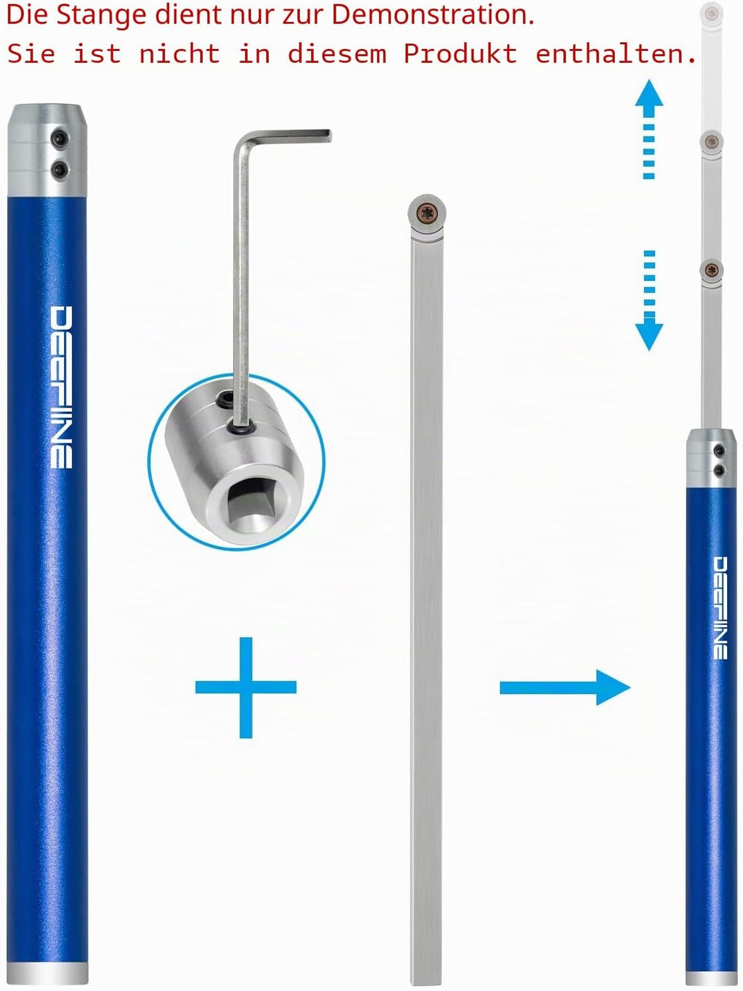 DEEFIINE Drechseleisen Set mit Hartmetall-Schneidplatten,Drechseleisen Drehwerkzeuge Messergriff (bl