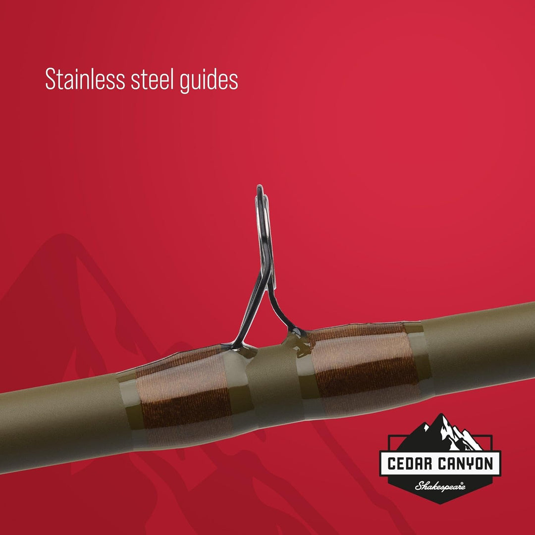 Shakespeare Cedar Canyon Select Fliegenfischerrute Altes Modell – 2024 9' - 7/8wt - 3pc, Altes Model