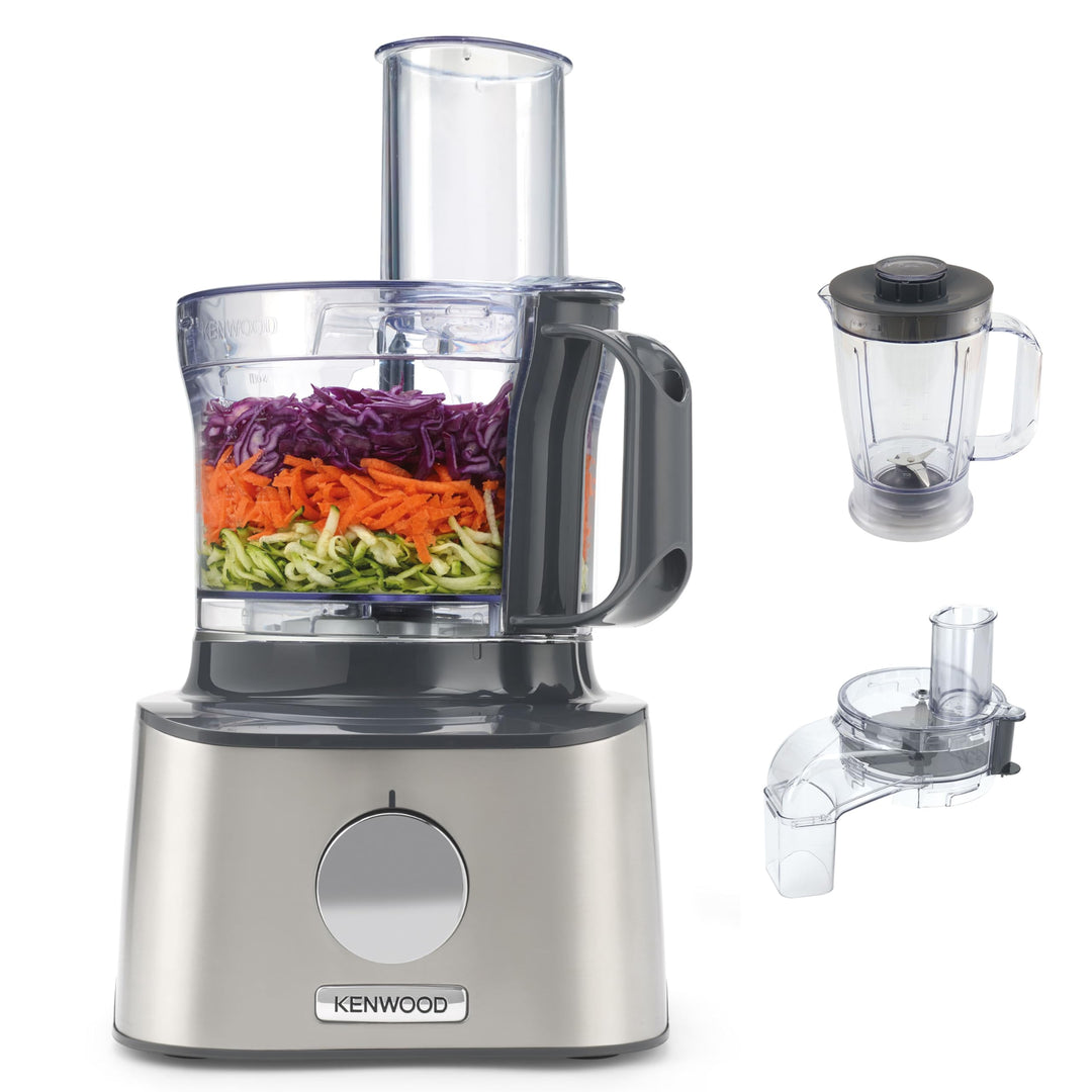 Kenwood MultiPro Compact FDM304SS – Kompakt-Küchenmaschine, 2,1 Liter, leistungsstarker Küchenhelfer