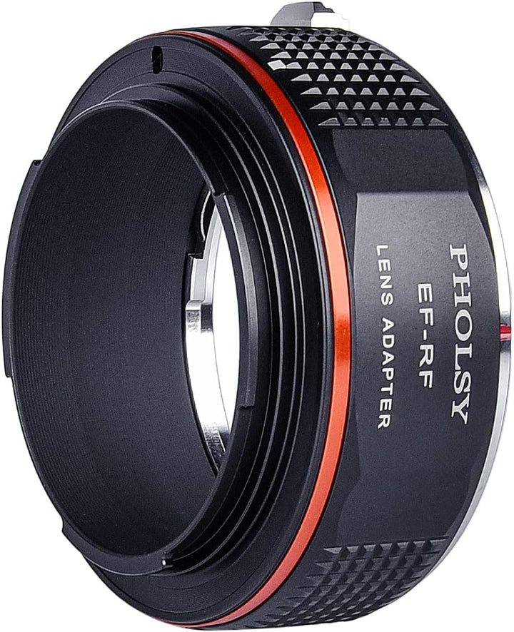 PHOLSY Objektivadapter Manueller Fokus Kompatibel mit Canon EOS EF EF-S Mount Objektiv auf Canon EOS