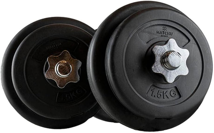 Matchu Sports | Dumbbell set | Kurzhantelset | Hantelset verstellbare Gewichte | Hantelset | 20kg |