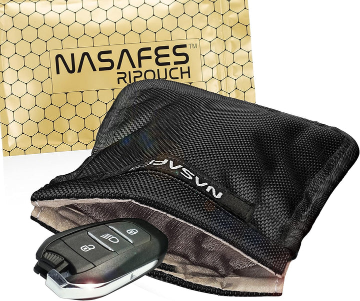 Keyless Go Schutz Autoschlüssel Hülle mit magnetisch-geräuschlosem Verschluss blockiert Funkfrequenz