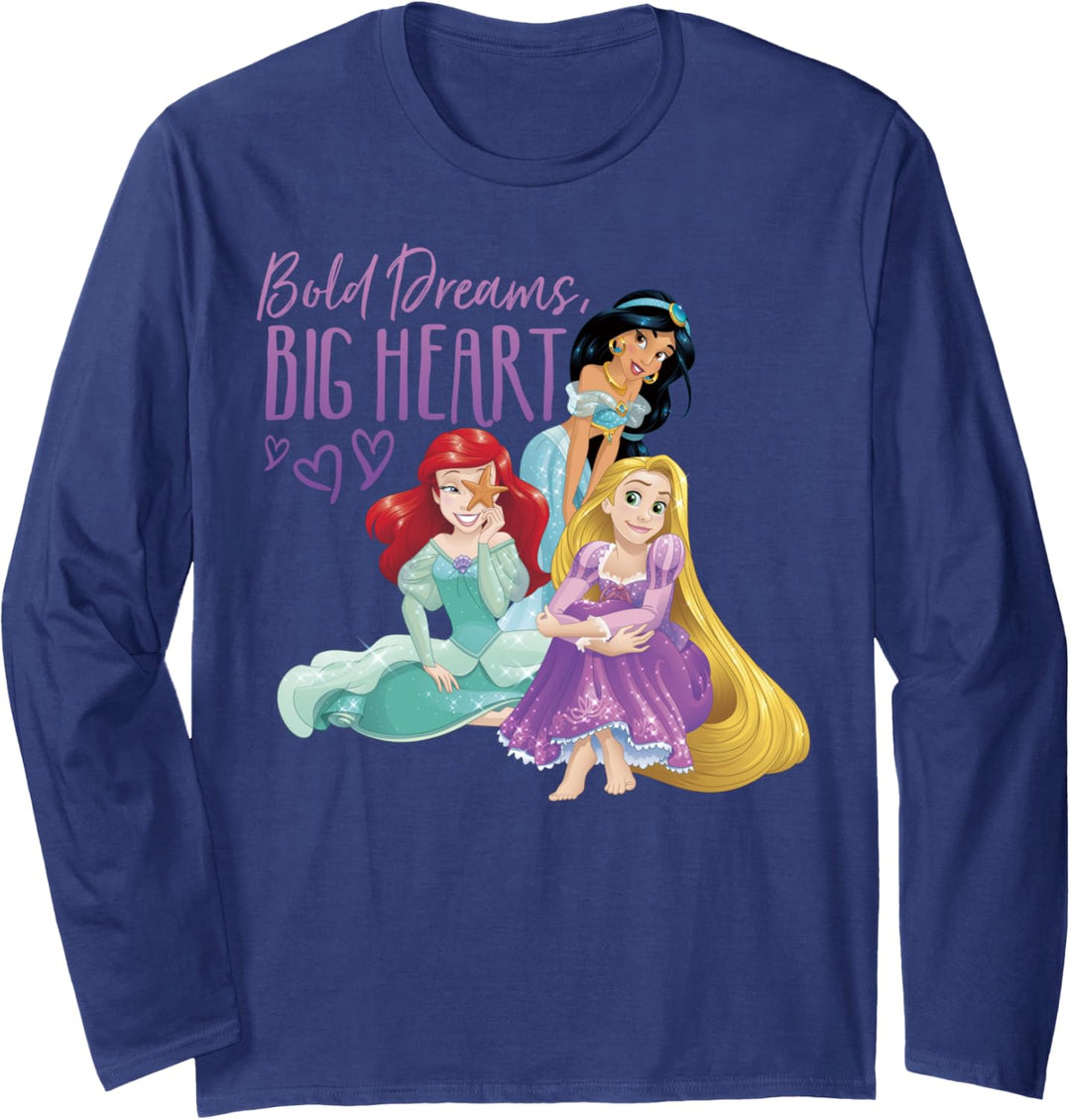Disney Princess Bold Dreams Big Heart Group Shot Langarmshirt