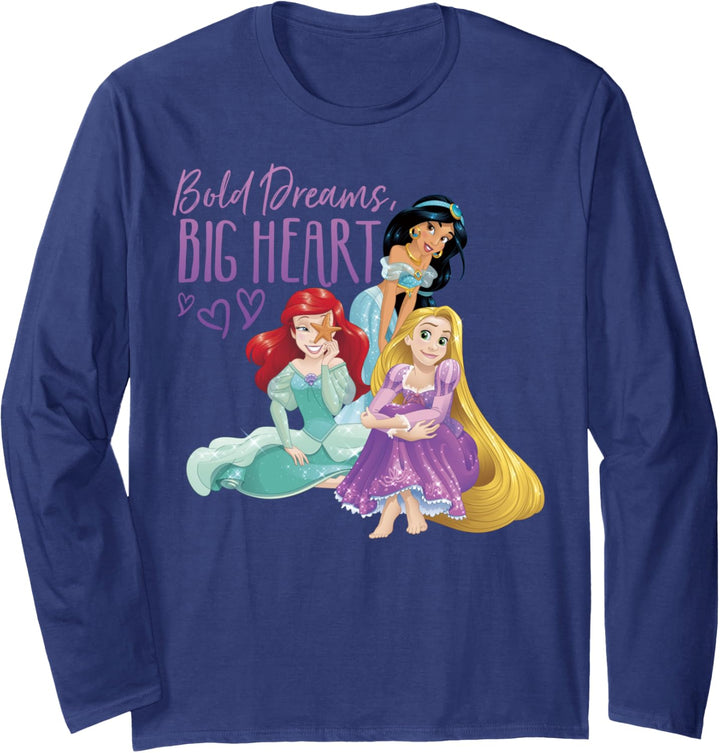 Disney Princess Bold Dreams Big Heart Group Shot Langarmshirt
