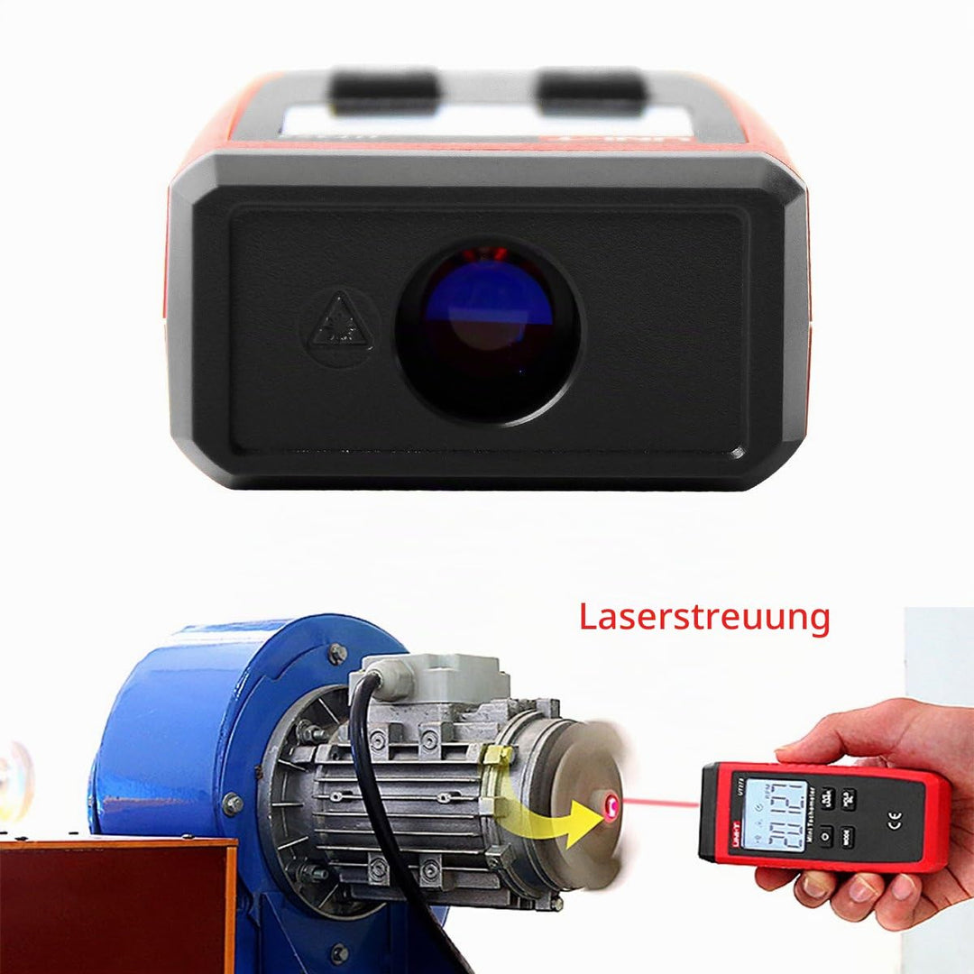 Berührungsloser Drehzahlmesser, UT373 LCD Digital Laser Umdrehungsmesser Tachometer