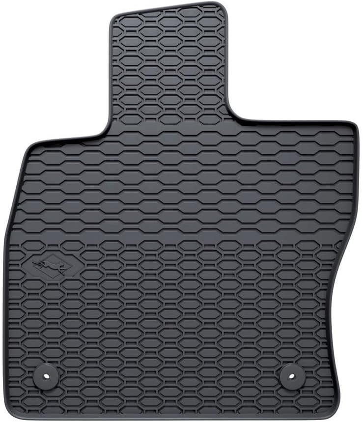 Mossa - Gummifussmatten Auto kompatibel mit Audi A3 Limousine, Sportback (2012-2020) schwarz Gummima