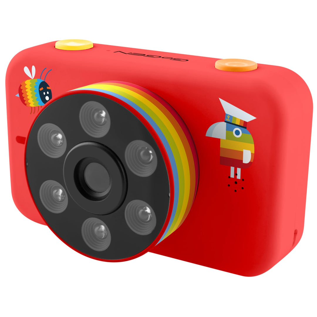 GOGEN DECKO Kinderkamera I Digitalkamera für Kinder I Selfie-Kamera I HD Foto und Video I Fotografis