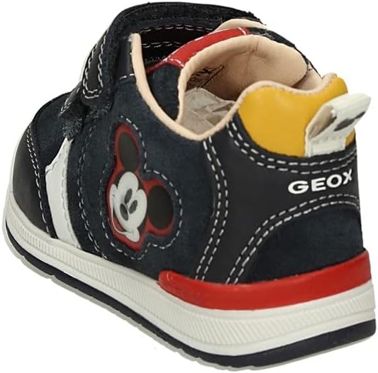 Geox Baby-Jungen B Rishon Boy B Erste Schritte 18 EU Navy White, 18 EU Navy White