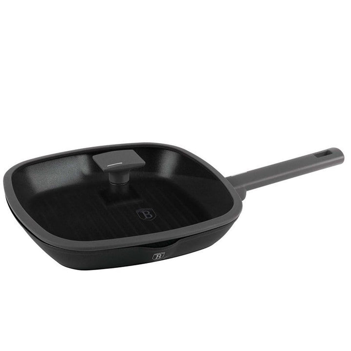 Berlinger Haus Grillpfanne mit Deckel 28 cm Anthrazit Kollektion BH-8127