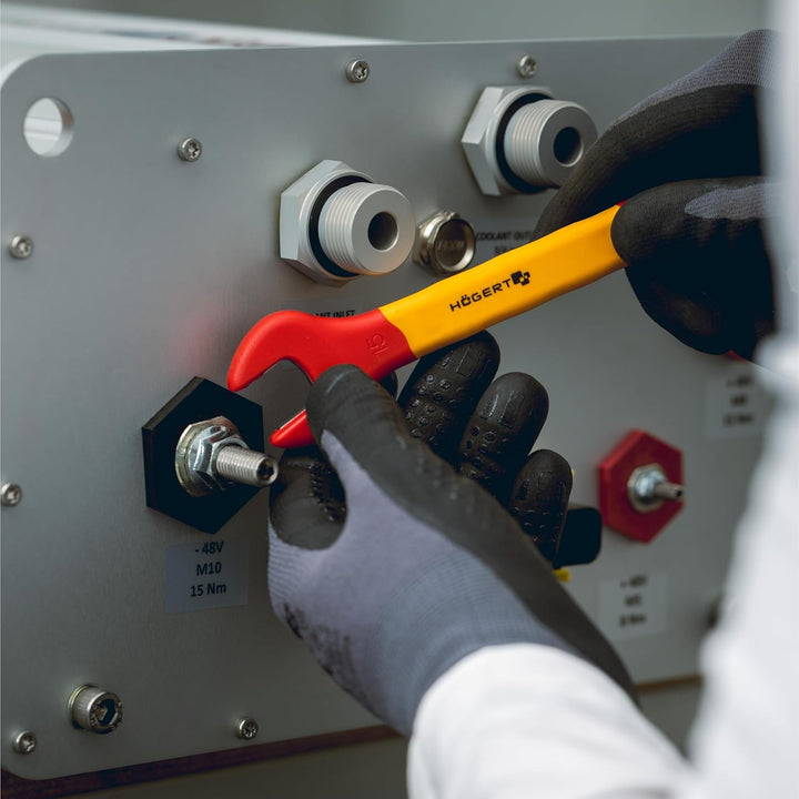 HÖGERT TECHNIK 25er-Set Elektriker Werkzeug Set isolierter 1000V Hand Screwdriver, Schlitz und Kreuz