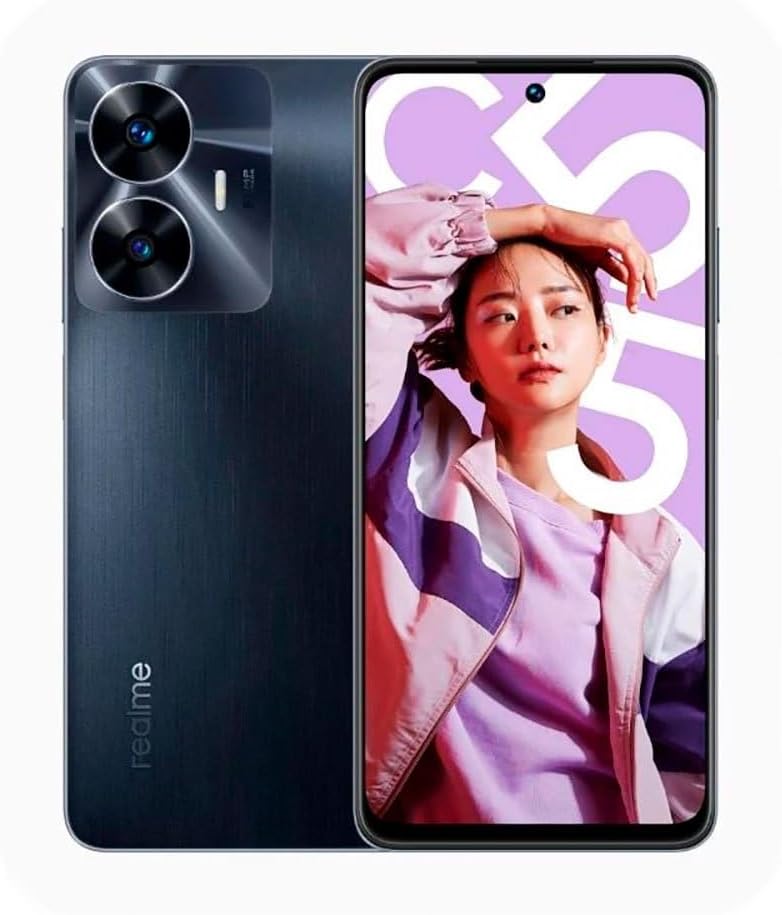 realme C55 17,1 cm (6.72") Double SIM Android 13 4G USB Type-C 8 Go 256 Go 5000 mAh Noir