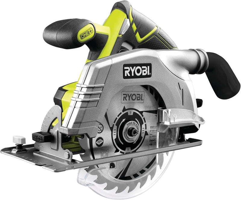 RYOBI 18 V ONE+ Akku-Handkreissäge R18CS-0 (Bohrungs-ø 16 mm, Schnitttiefe bis 52mm, Leerlaufdrehzah
